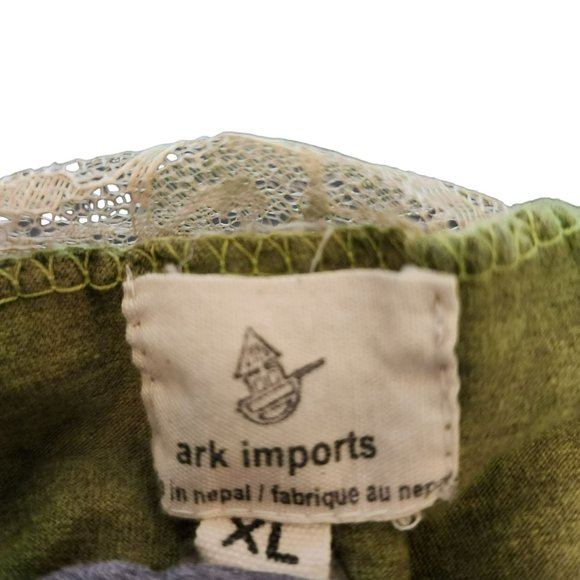 ark imports tank Top Size XL Olive & Grey Tie Dye - Picture 10 of 12